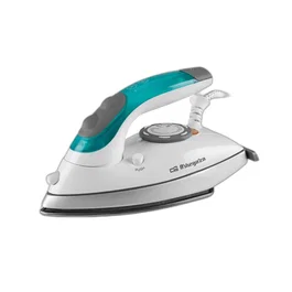 Orbegozo SV 1020 Plancha de viaje con suela antiadherente, 1100 W, Azul y Blanco