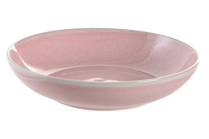 DKD Home Decor Plato de Gres Esmaltado Rosa 20x20x4,4 cm (Pack de 6)</h1>