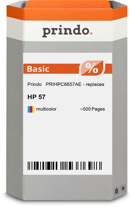 Prindo Basic Cartucho de tinta varios colores alternativa para HP C6657AE (57)