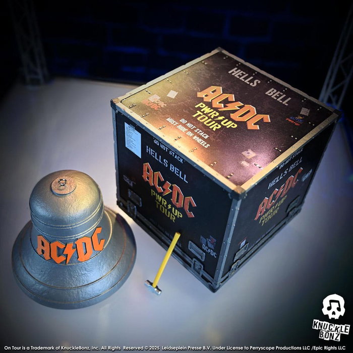 AC/DC Estatua Rock Ikonz On Tour PWR UP Tour Hells Bell