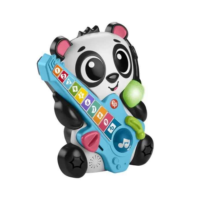 Fisher-Price Figuras Link Squad Panda Juguete de Actividad Musical HYK95
