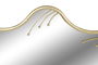 DKD Home Decor Espejo Dorado Metal y Cristal 2 x 73 x 73 cm