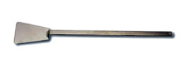 Paleta para migas inox 650x420mm de acero inoxidable