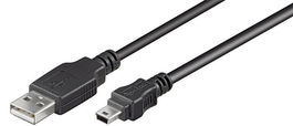 MicroConnect Cable USB 2.0 1,8m Mini USB Tipo B 5 Pines para Dispositivos Externos