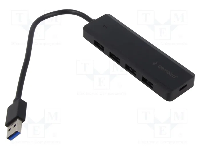 Gembird Hub 4 puertos USB 3.1 Gen 1 UHB-U3P4P-02 Negro
