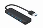 Gembird UHB-U3P4P-02 Hub USB 4 Puertos USB 3.1 Gen 1 Type-A 5 Gbps Negro - Compatible con USB 2.0 y Windows 10/11