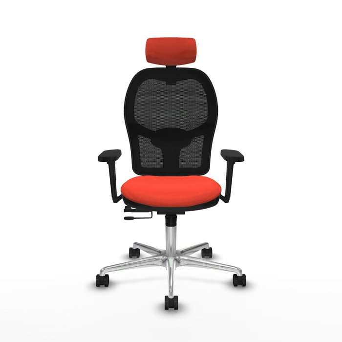 PIQUERAS Y CRESPO Silla de oficina Jorquera con mecanismo Sincro/Traslack Naranja oscuro PIQUERAS Y CRESPO Silla de oficina Jorquera con mecanismo Sincro/Traslack Naranja oscuro