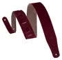 Levy's Simply Suede Series 2 1/2" Correa - Reverso De Ante - Burdeos