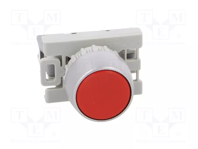 SPAMEL Interruptor de presión rojo 22mm NC SPAMEL Interruptor de presión rojo 22mm NC