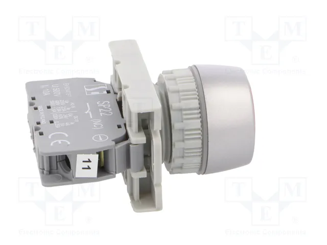 SPAMEL Interruptor de presión rojo 22mm NC SPAMEL Interruptor de presión rojo 22mm NC