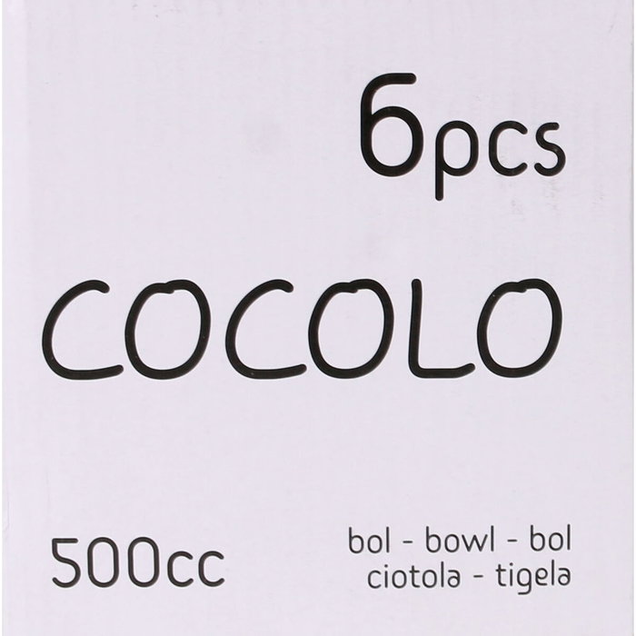 Bol La Mediterránea Cocolo 500 ml 0,5 L (24 Unidades)