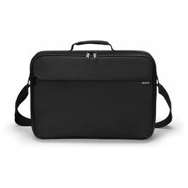 Dicota Funda Multi ONE Clamshell para Portátil 13-14.1", Negro, D32087-RPET, Resistente a Golpes, Con Materiales Reciclados