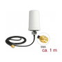 DeLOCK Antena LTE 12545 Omnidireccional con Conector SMA Blanco