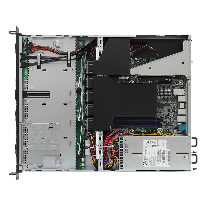 ASRock Barebone Server 1U4LW-B650/2L2T RPSU - Socket AM5 AMD B650, DDR5, 4 Bahías Hot-Swap 3.5", 4 Puertos LAN, Fuente de Alimentación Redundante (RPS), 1U