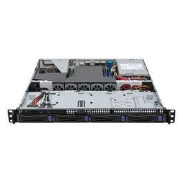 ASRock Barebone Server 1U4LW-B650/2L2T RPSU - Socket AM5 AMD B650, DDR5, 4 Bahías Hot-Swap 3.5", 4 Puertos LAN, Fuente de Alimentación Redundante (RPS), 1U