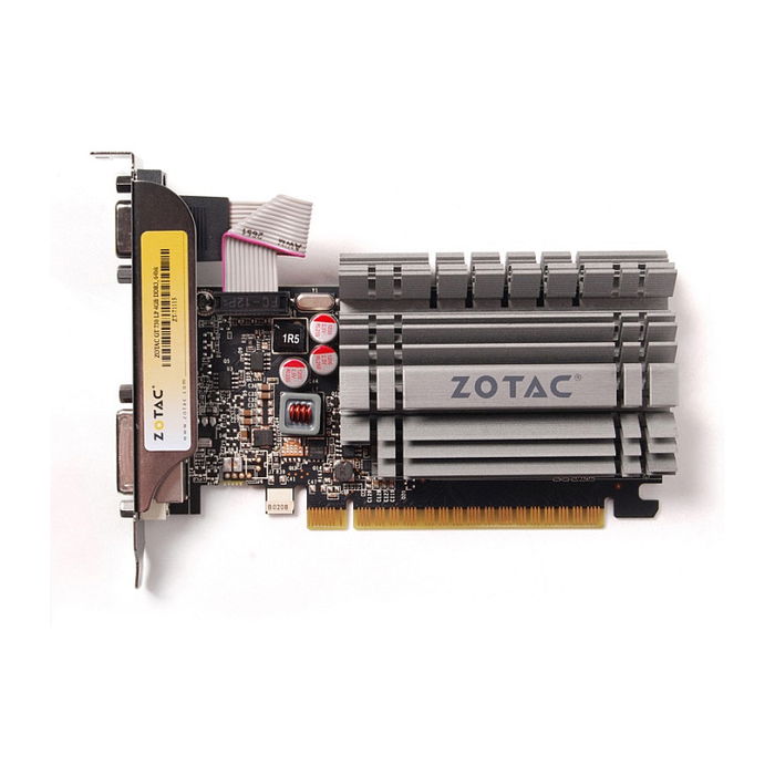 Zotac ZT-71115-20L GeForce GT 730 Tarjeta Gráfica 4GB GDDR3 Pasiva Low Profile