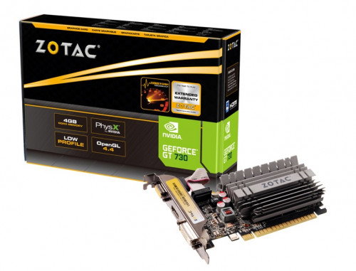 Zotac ZT-71115-20L Tarjeta Gráfica NVIDIA GeForce GT 730 4 GB GDDR3