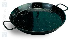 Paelleras El Cid Paellera Valenciana Esmaltada de Hierro, 34 cm, Paellera de Acero Esmaltado para Cocina Paelleras El Cid Paellera Valenciana Esmaltada de Hierro, 34 cm, Paellera de Acero Esmaltado para Cocina