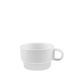 OYV Taza Comode de Porcelana Blanca, Apilable, 23 cl (Set de 36)