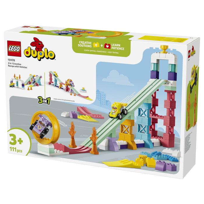 LEGO DUPLO Rampas Creativas 3 en 1 con Vehículos 10478 LEGO DUPLO Rampas Creativas 3 en 1 con Vehículos 10478