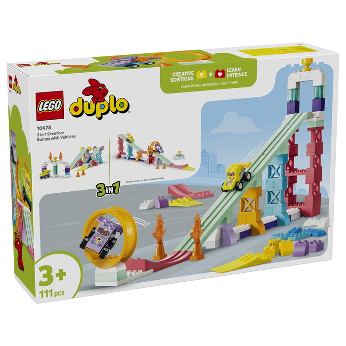 LEGO DUPLO Rampas Creativas 3 en 1 con Vehículos 10478 LEGO DUPLO Rampas Creativas 3 en 1 con Vehículos 10478