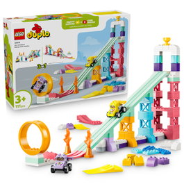LEGO Duplo Rampas Creativas 3 en 1 con Vehículos 10478 Set de Construcción 111 Piezas +3 Años