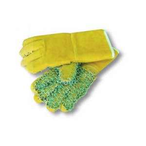 Termoguante Guantes para Horno de Tela con Forro Inoxidable, Un Par