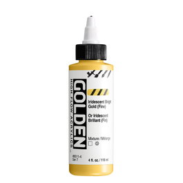 Golden High Flow Colores Acrílicos Iridiscente Brl. Oro (Fino) 118 ml