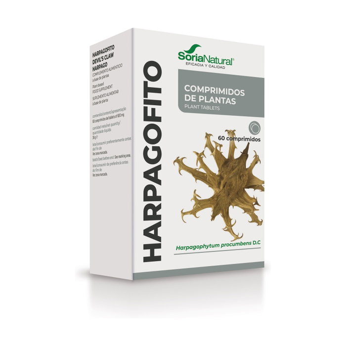 Soria Natural Harpagofito 60 Comprimidos 600 mg para el Alivio de Trastornos Reumáticos y Digestivos Soria Natural Harpagofito 60 Comprimidos 600 mg para el Alivio de Trastornos Reumáticos y Digestivos
