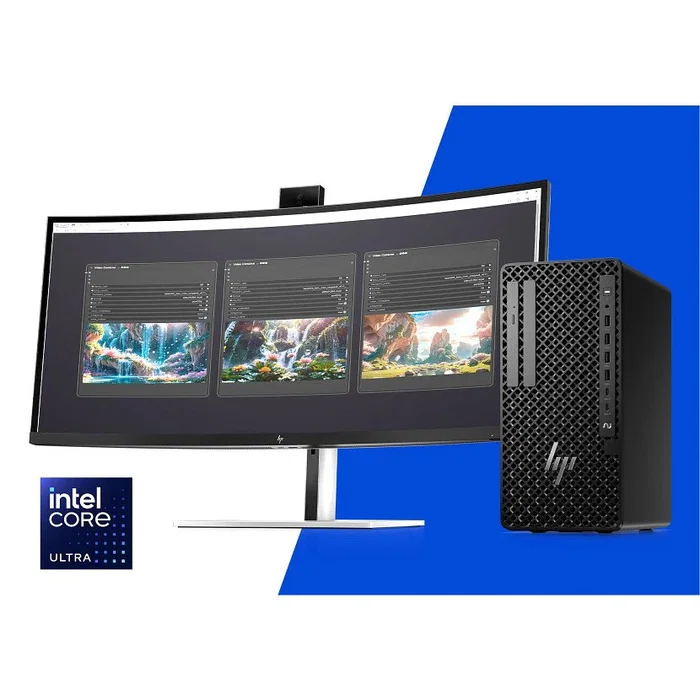 HP Z1 Tower G1i Workstation - Intel Core Ultra 7 265 - 32 GB RAM DDR5 - 1 TB SSD - NVIDIA GeForce RTX 5060 8 GB - Windows 11 Pro - Torre AI PC - Wolf Pro Security