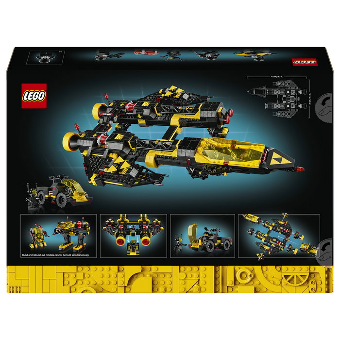 LEGO Icons 10355 Blacktron Renegade - Juego de Construcción de 1151 Piezas, 18+ Años, Modelo Coleccionable