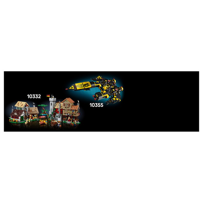 LEGO Icons 10355 Blacktron Renegade - Juego de Construcción de 1151 Piezas, 18+ Años, Modelo Coleccionable