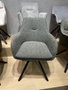 DKD Home Decor Silla de Poliéster y Metal Gris