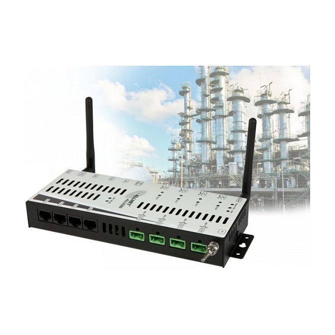 ALLNET ALL3500 MSR Zentrale con 4 Puertos para Sensores y WLAN para Automatización de Edificios IP