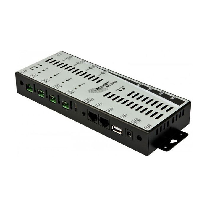 ALLNET ALL3500 MSR Zentrale con 4 Puertos para Sensores y WLAN para Automatización de Edificios IP