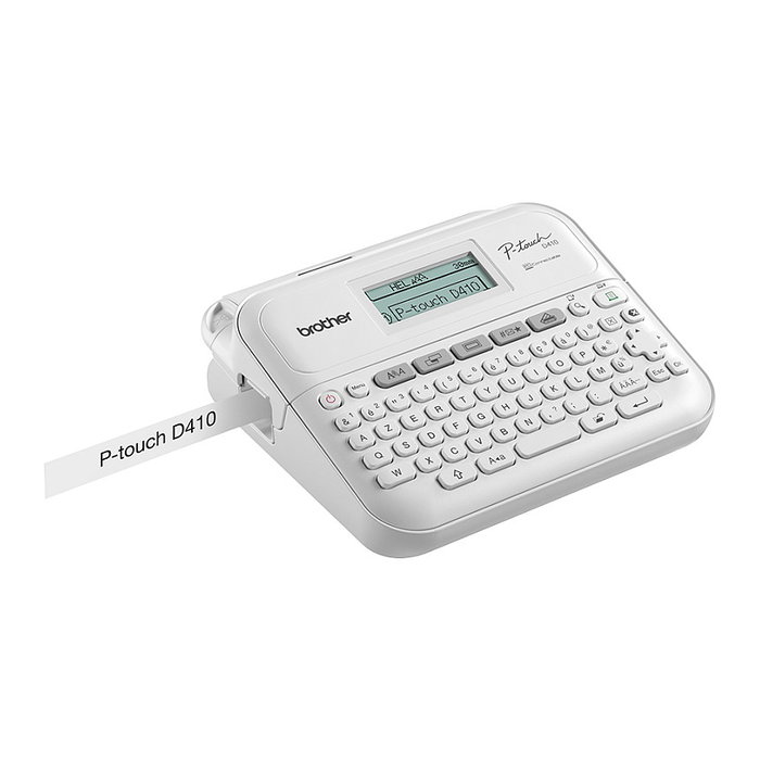 Brother PT-D410 Rotuladora de Sobremesa con Teclado QWERTY