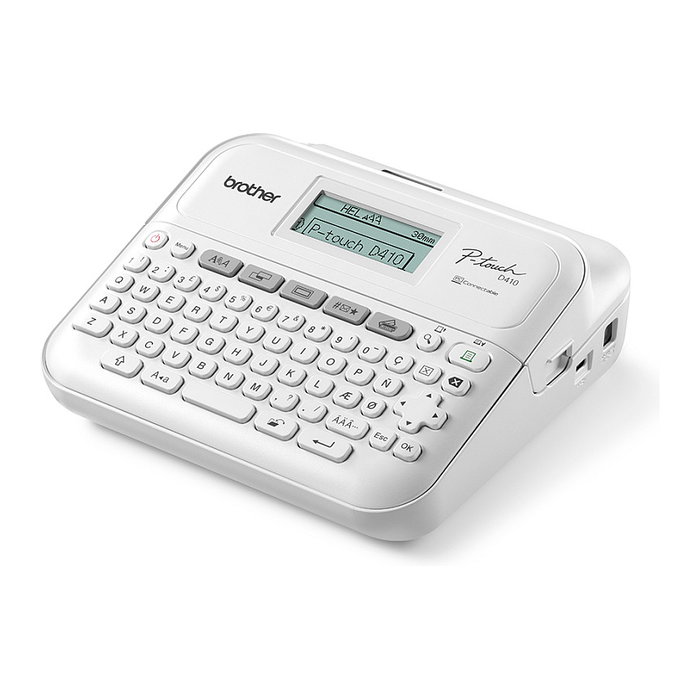 Brother P-Touch PT-D410 Etiquetadora de Sobremesa Blanco y Gris Brother P-Touch PT-D410 Etiquetadora de Sobremesa Blanco y Gris
