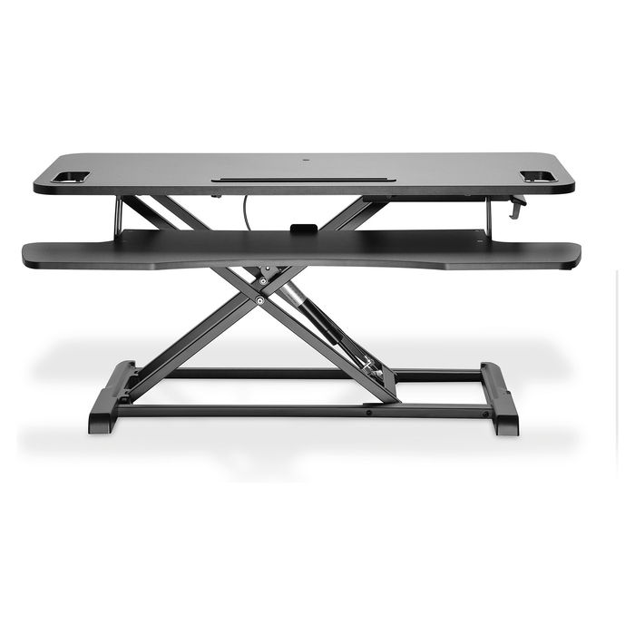 Digitus DA-90380-1 Módulo Adicional Ergonómico para Escritorio, Independiente, Ajustes de Altura, Negro