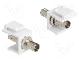 DeLOCK 86348 Adaptador de fibra óptica SC blanco