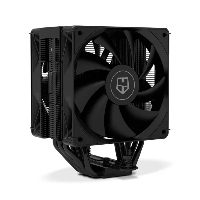 NOX Hummer H - 200 LCD Refrigerador de aire CPU con Pantalla LCD, 2 Ventiladores 120 mm PWM, 6 Heatpipes, Compatible con Intel LGA y AMD AM4/AM5