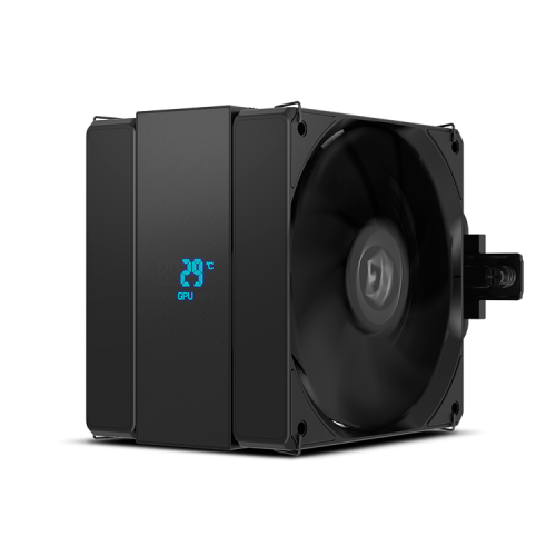 Nox Hummer H-200 LCD con pantalla digital y 2 ventiladores de 120 mm
