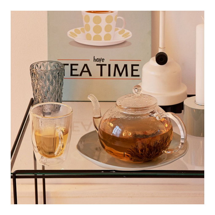 Bredemeijer Tetera Verona de Vidrio con Filtro de Té de 1 l Bredemeijer Tetera Verona de Vidrio con Filtro de Té de 1 l