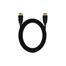 MEDIARANGE Cable HDMI MRCS155 3 Metros, 4K 3D, 10.2 Gbit/s, Conectores Chapados en Oro, Color Negro