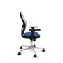 PIQUERAS Y CRESPO Silla de oficina Jorquera Azul Marino y Blanco
