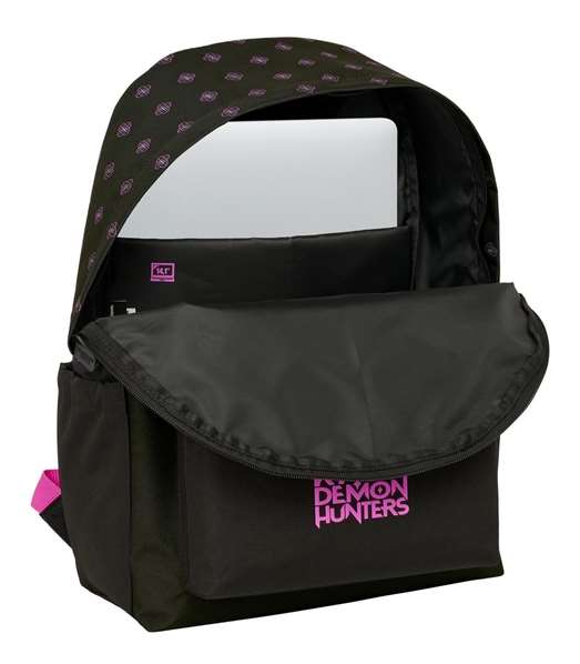 SAFTA Mochila para Portátil K-pop Demon Hunters Negra 14,1 pulgadas
