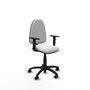 PIQUERAS Y CRESPO Silla de oficina Aýna Blanca con Brazos 1D