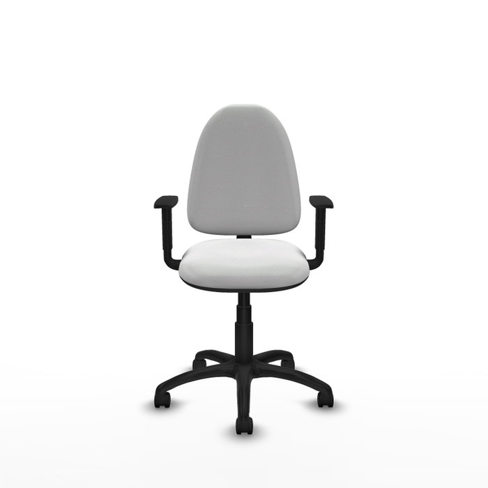 PIQUERAS Y CRESPO Silla de oficina Aýna Blanca con Brazos 1D