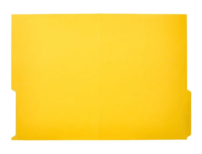 Liderpapel Subcarpeta de cartulina con pestaña derecha, color amarillo, A4 Liderpapel Subcarpeta de cartulina con pestaña derecha, color amarillo, A4