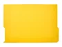 Liderpapel Subcarpeta de cartulina con pestaña derecha, color amarillo, A4