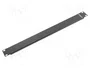 Lanberg AK-1401-B Panel ciego 1U Negro para 19 pulgadas